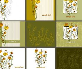 Elegant patterns set vector