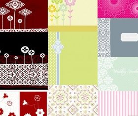 simple cute pattern vectors