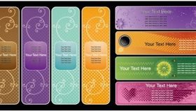 Pattern banner Illustration vector