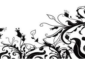 Trend pattern silhouette vector