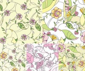 Handpainted pattern vector