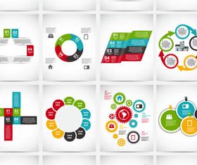 Option Infographics Elements 11 vector graphic