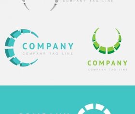 Corporate logo design vectors graphics