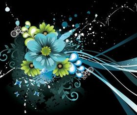 The trend flowers vectors
