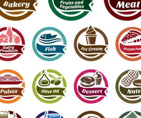 Food Symbols Set design vectors