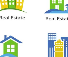Real Estate Logo Set 13 vectors