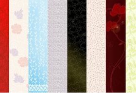 flowers background 1 vector