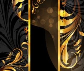 Gold pattern 4 vector
