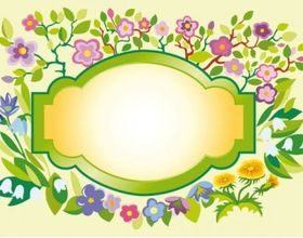 flowers and lace 02 vector