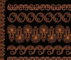 Orange lace Illustration vector