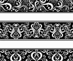 Classic traditional pattern lace 04 vectors