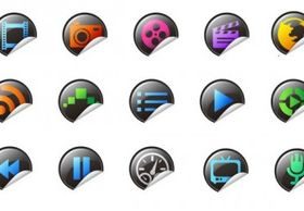 exquisite icons vector