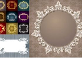 European classical pattern vector