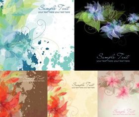 dream flowers creative vector