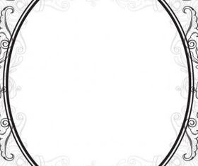 europeanstyle lace border pattern creative vector
