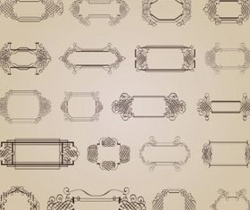 decorative patterns 03 vectors graphic