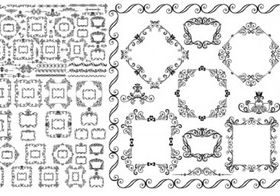 Europeanstyle lace vector