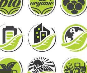 Eco Product Labels vector