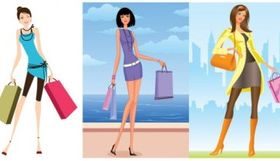 Women fashion shopping vector