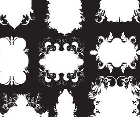 Floral elements 17 vector