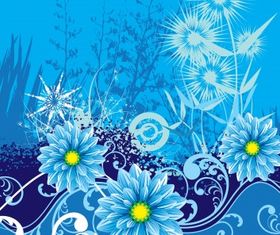 Grungy nature vector