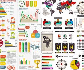 Business Infographics Elements 18 vector material