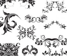 Floral elements 17 Illustration vector
