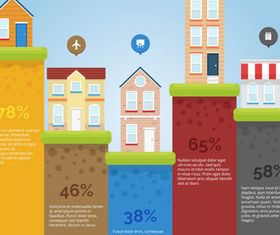 Real Estate Backgrounds 14 vector