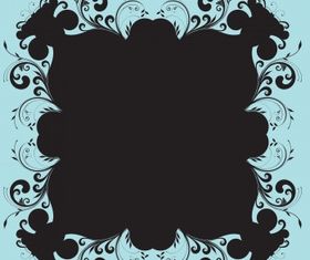 Floral elements vectors material