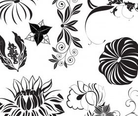 Floral elements 14 vector