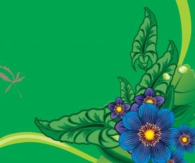 Floral border 1 vector