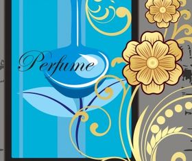 Perfume advert vector