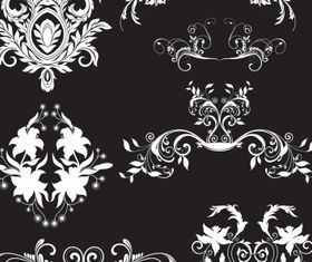 Floral elements 12 Illustration vector