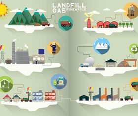 Energy Infographics vector