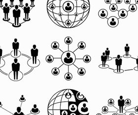 Social Network Icons Set vector