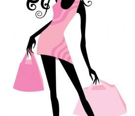 fashion girl vector