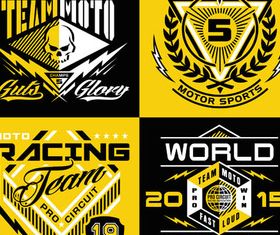 T-shirt Design Elements vector