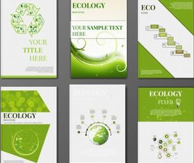 Eco corporate identity Free vector