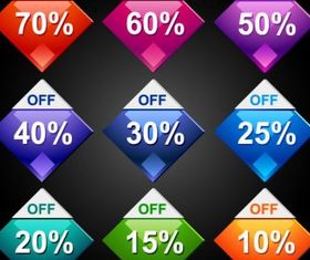 Behind discount label 01 vector