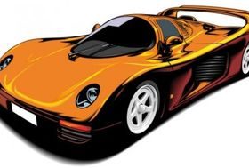 Fine sports car 02 vectors