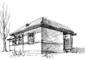 House sketch 1 vector