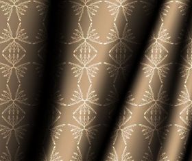 pattern curtains 02 vector