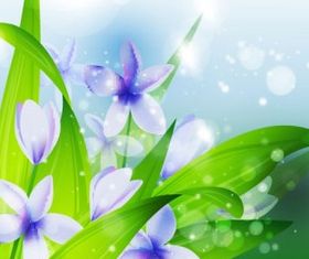 Beautiful flowers 3 vector