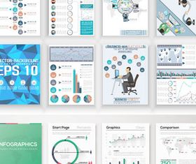 Business Brochures vectors graphics