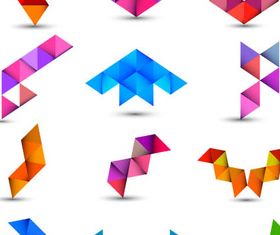 Creative Logo Set 3 vectors material