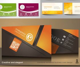 Business Cards Designs 14 vector material