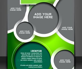 Brochure template Free vector