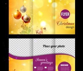 Brochure template Free set vector
