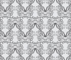 Floral seamless background 09 vector