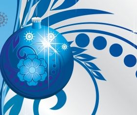 Winter background vector